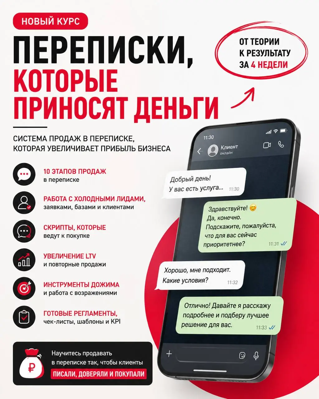 КАЖДЫЙ ДЕНЬ ВЫ ТЕРЯЕТЕ ДЕНЬГИ В ПЕРЕПИСКАХ
Клиенты пишут, но не покупают | Сетка — социальная сеть от hh.ru