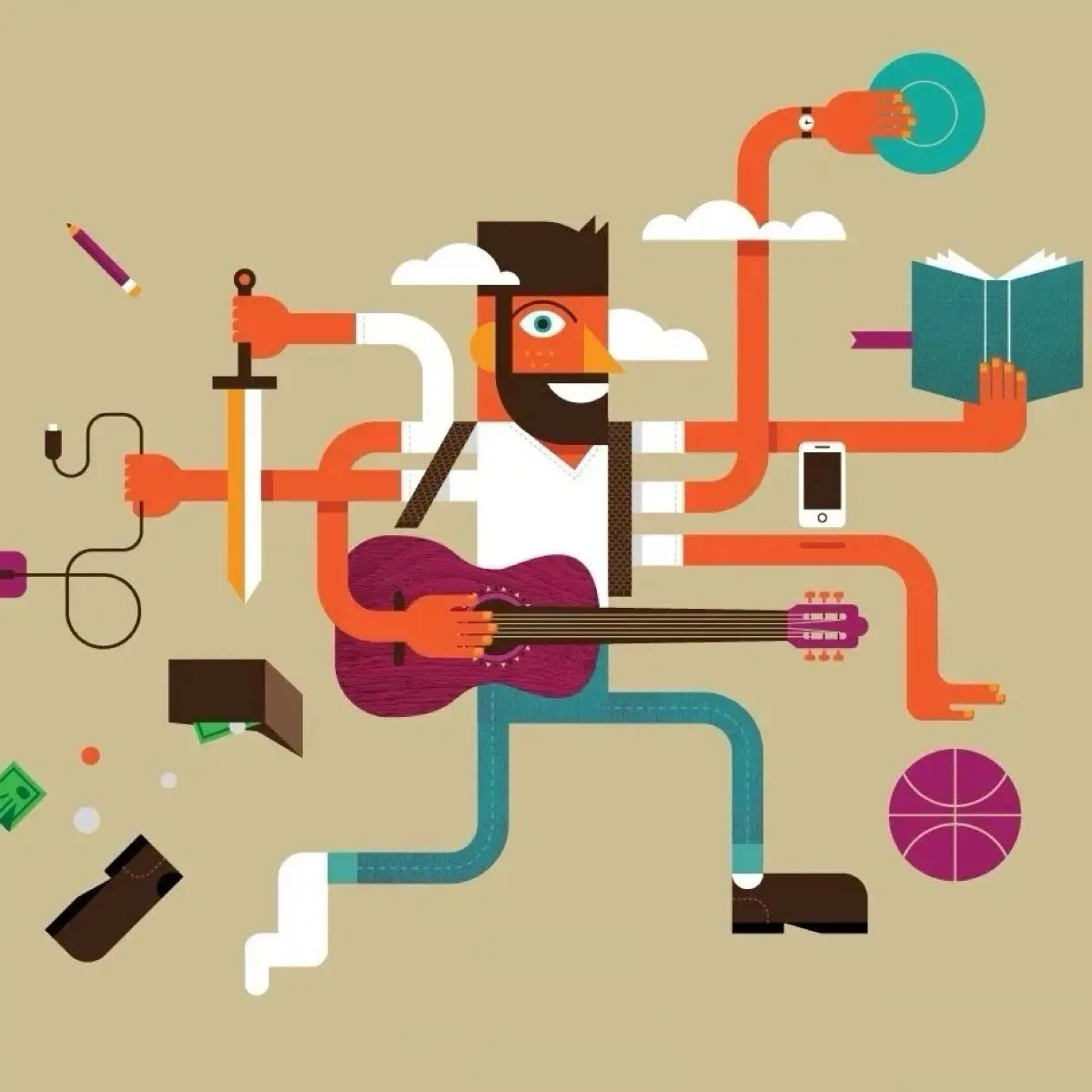 На дуде игрец