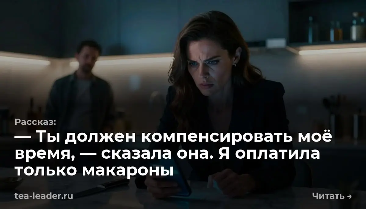 — Ты должен компенсировать моё время, — сказала она. Я оплатила только макароны
— Ты мою синюю ветровку не видела? — приглушённо донеслось из коридора.Я стояла у плиты | Сетка — социальная сеть от hh.ru
