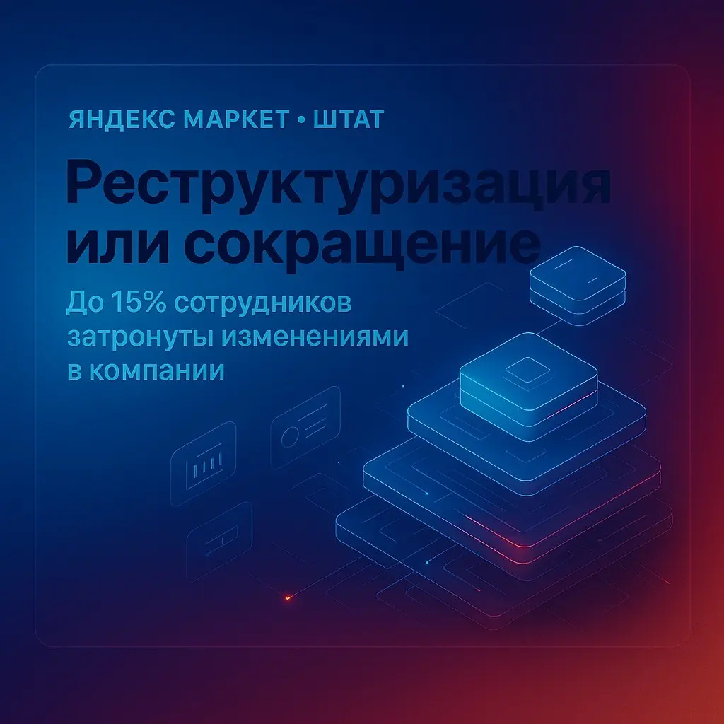 «Яндекс Маркет» планирует реструктуризацию | Сетка — социальная сеть от hh.ru