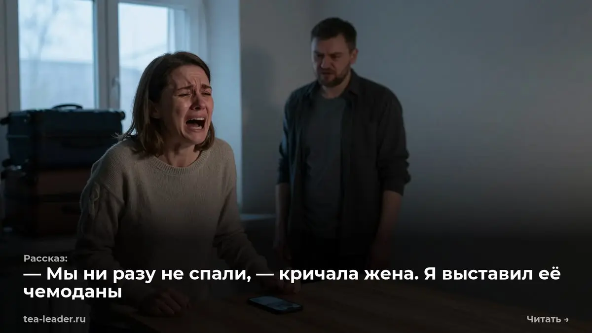 — Мы ни разу не спали, — кричала жена. Я выставил её чемоданы
Она оставила телефон на кухонном столе экраном вверх и ушла в ванную | Сетка — социальная сеть от hh.ru
