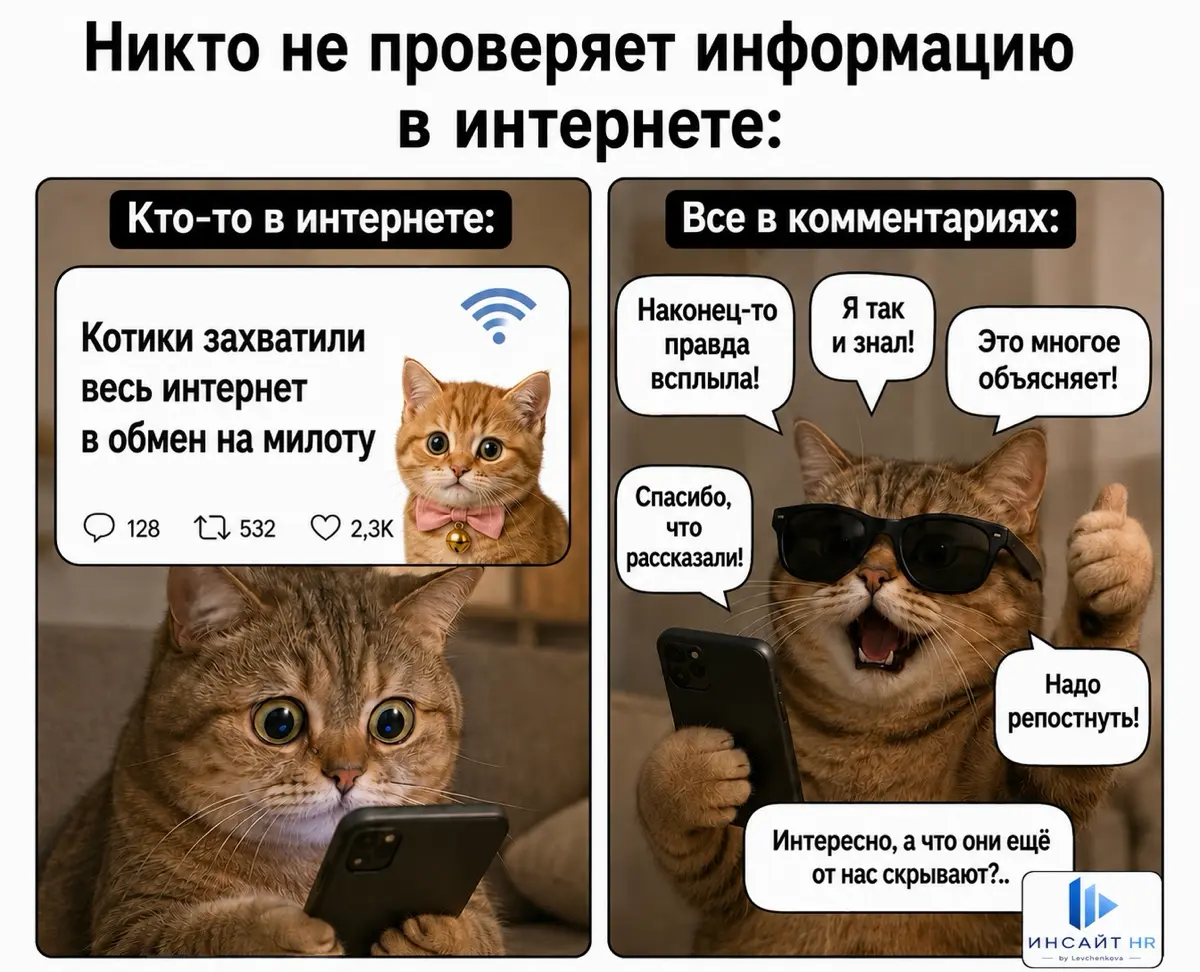 Доверяй, но проверяй | Сетка — социальная сеть от hh.ru