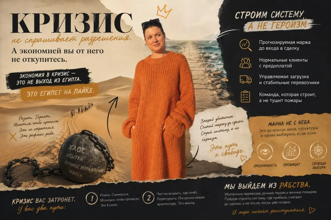 🌊 Кризис не спрашивает разрешения. А экономией вы от него не откупитесь.
Кризис приходит не тогда, когда вы к нему готовы | Сетка — социальная сеть от hh.ru