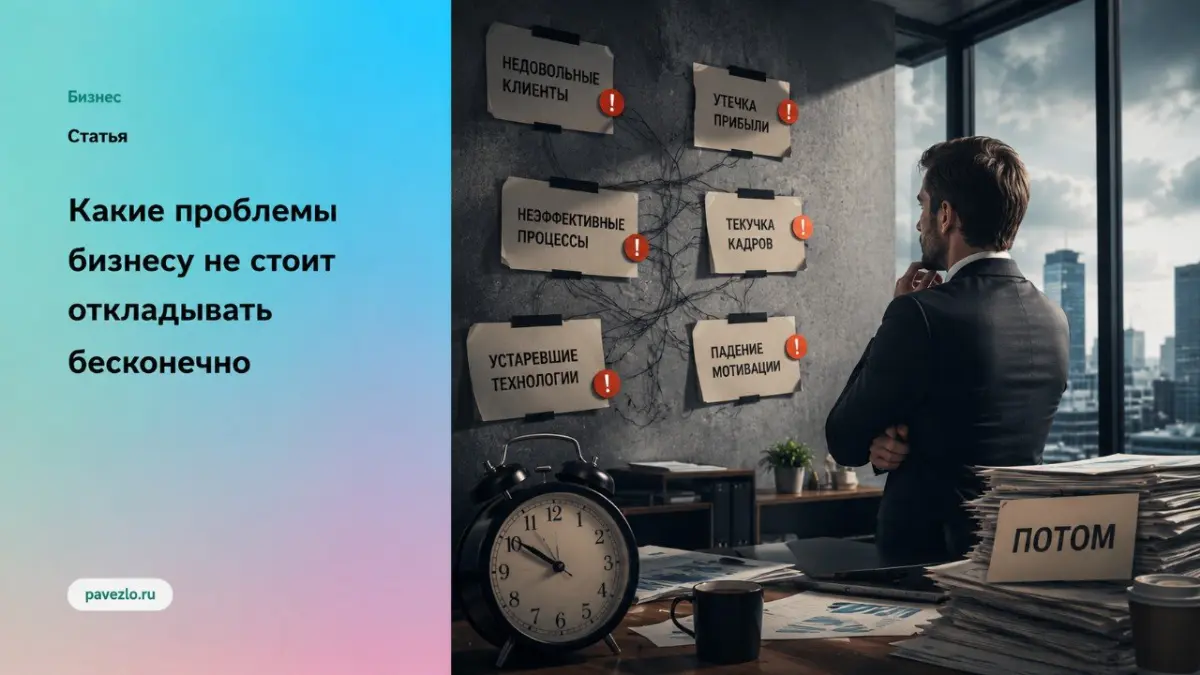 Какие проблемы бизнесу не стоит откладывать бесконечно | Сетка — социальная сеть от hh.ru
