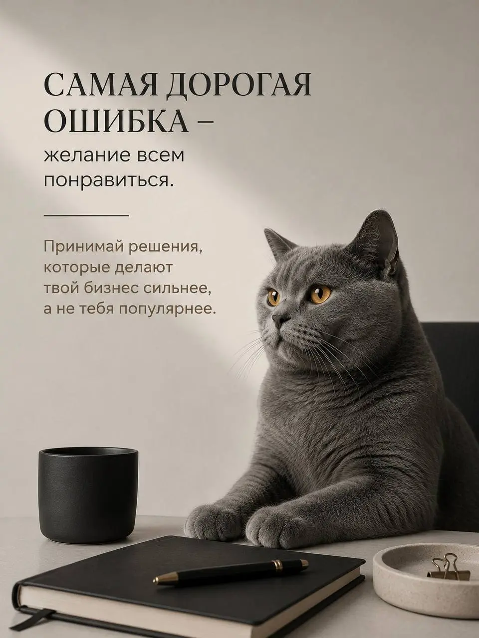 Самая дорогая ошибка предпринимателя
– желание всем понравиться
Есть одна привычка, которая незаметно разрушает бизнес.
Желание быть для всех «хорошим» | Сетка — социальная сеть от hh.ru