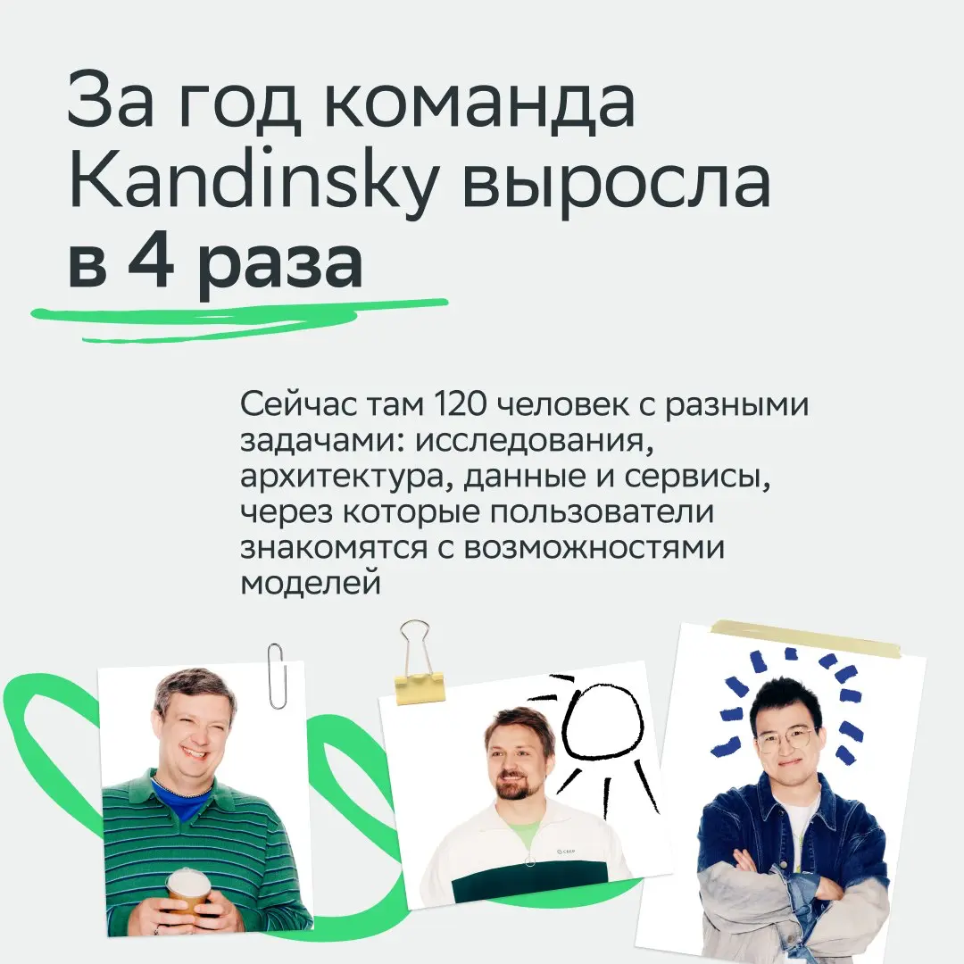 Новые герои Forbes — наши ИИ-инженеры
Сегодня заглянем в команды, которые создают и развивают ИИ-модели Сбера | Сетка — социальная сеть от hh.ru