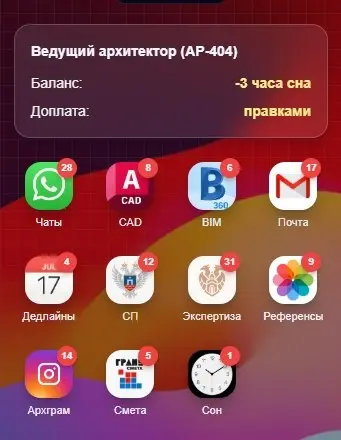 Добро пожаловать в наш маленький симулятор (https://architects-phone-site.vercel.app/) | Сетка — социальная сеть от hh.ru