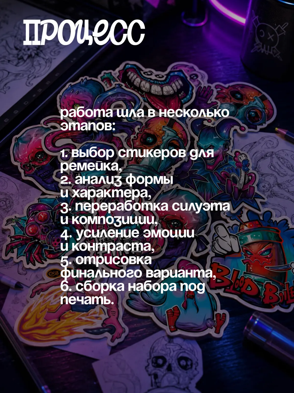 Стикерпак по мотивам игровых стикеров — от запроса до печати | Сетка — социальная сеть от hh.ru