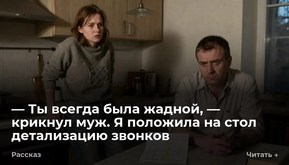— Ты всегда была жадной, — крикнул муж | Сетка — социальная сеть от hh.ru