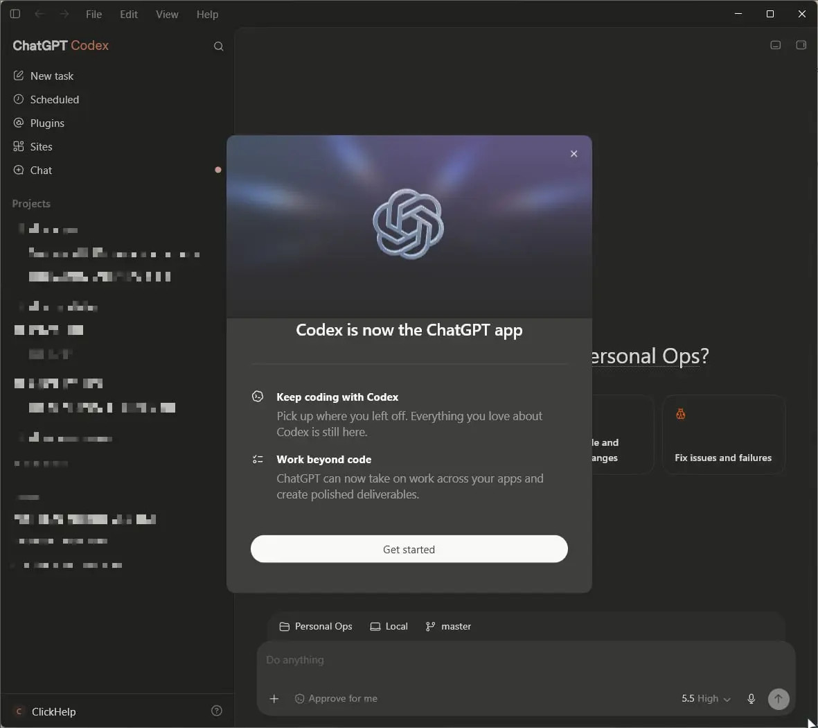 Ого, то есть тот мем оказался не мемом, всё-таки. И OpenAI реально убила десктопную аппку ChatGPT, полностью заменив её Codex'ом | Сетка — социальная сеть от hh.ru