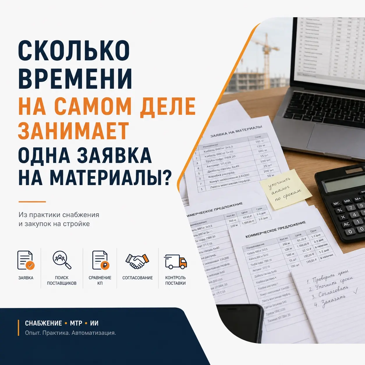 Сколько времени на самом деле занимает одна заявка на МТР | Сетка — социальная сеть от hh.ru