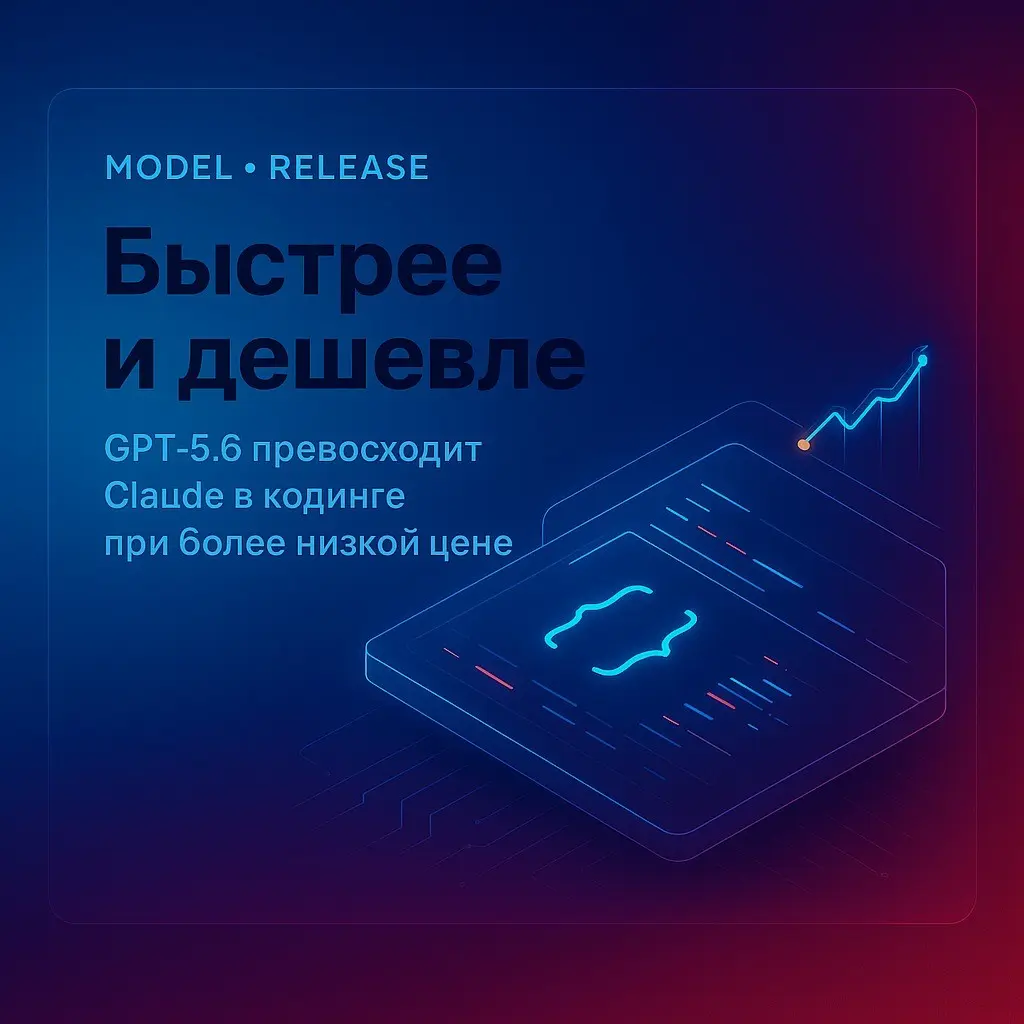 OpenAI выпустила GPT-5.6: новый прорыв в кодинге | Сетка — социальная сеть от hh.ru