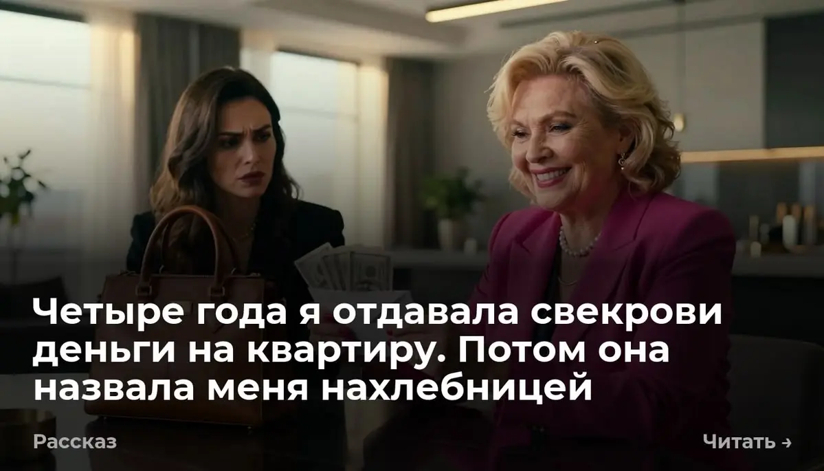 Четыре года я отдавала свекрови деньги на квартиру | Сетка — социальная сеть от hh.ru