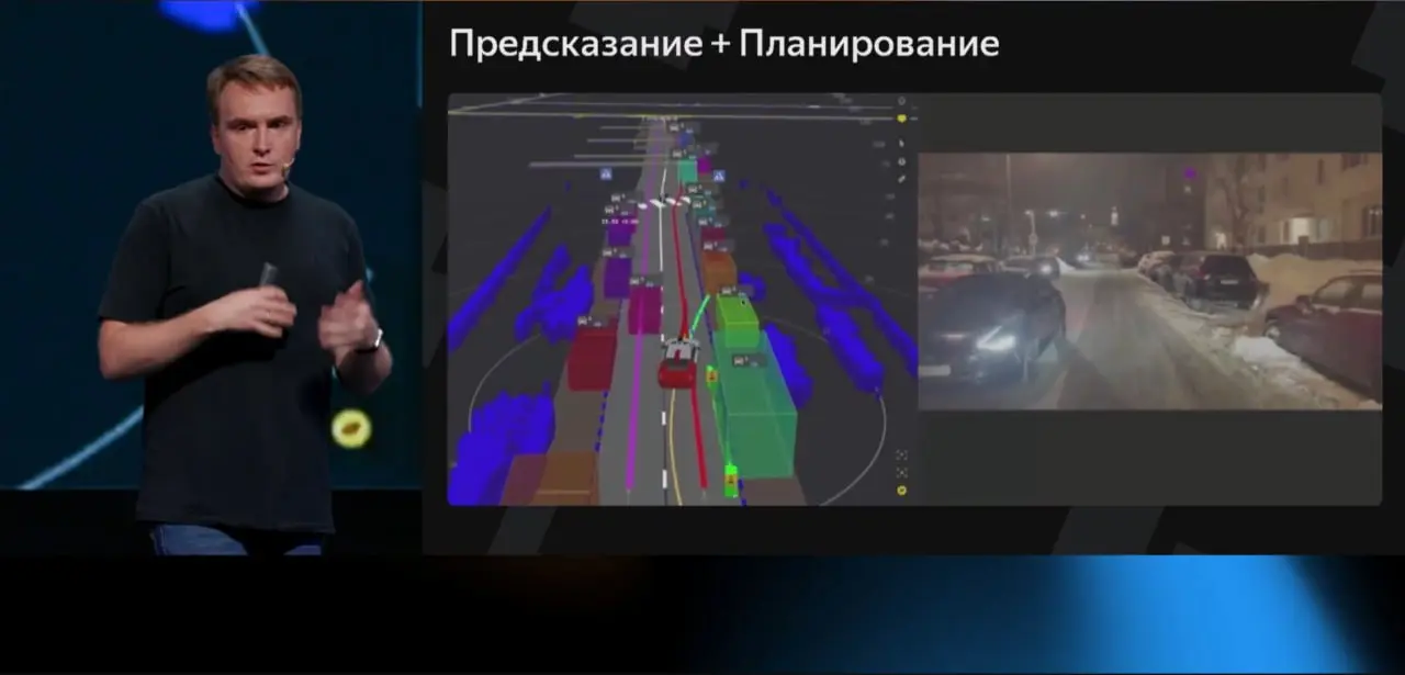 Из докладов оч рекомендую посмотреть про то, как Яндекс делает своих роботов, роверы и машины с автопилотом
Особенно история на скриншоте
Завораживающе интересно)
https://www.youtube | Сетка — социальная сеть от hh.ru