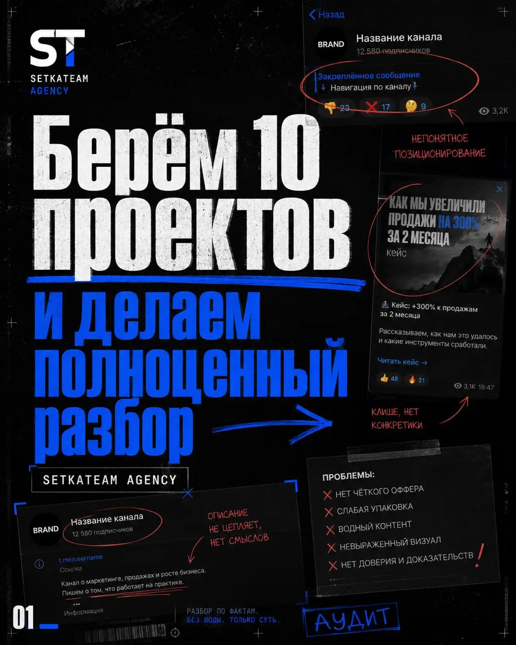 Что это? Комплексный разбор проекта бесплатно?
Да, мы запустили акцию до конца месяца, так что у вас есть возможность получить детальный анализ проекта с дальнейшим планом действий абсолютно бесплатно | Сетка — социальная сеть от hh.ru