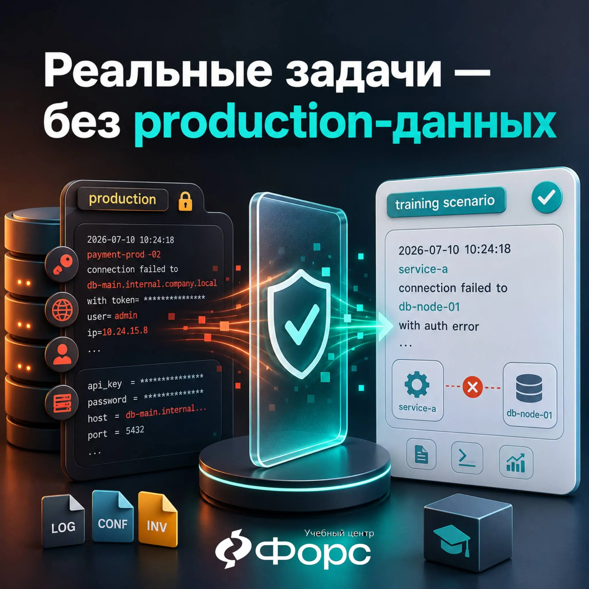 🛠️ Команда хочет обучение на реальных задачах. Но реальные production-логи, конфиги, схемы и inventory нельзя просто переносить в учебные материалы | Сетка — социальная сеть от hh.ru