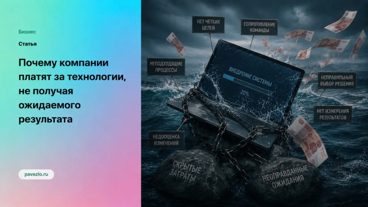 Почему компании платят за технологии, но не видят результат | Сетка — социальная сеть от hh.ru