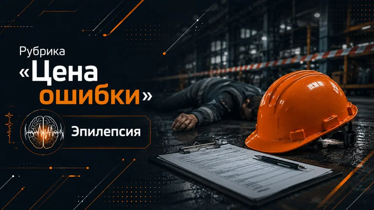 📱 Рубрика: «Цена ошибки»
20 июня 2026 года 44-летний слесарь-ремонтник вышел из цеха и направился в место для курения на улице.
Неожиданно ему стало плохо, он упал и ударился головой | Сетка — социальная сеть от hh.ru