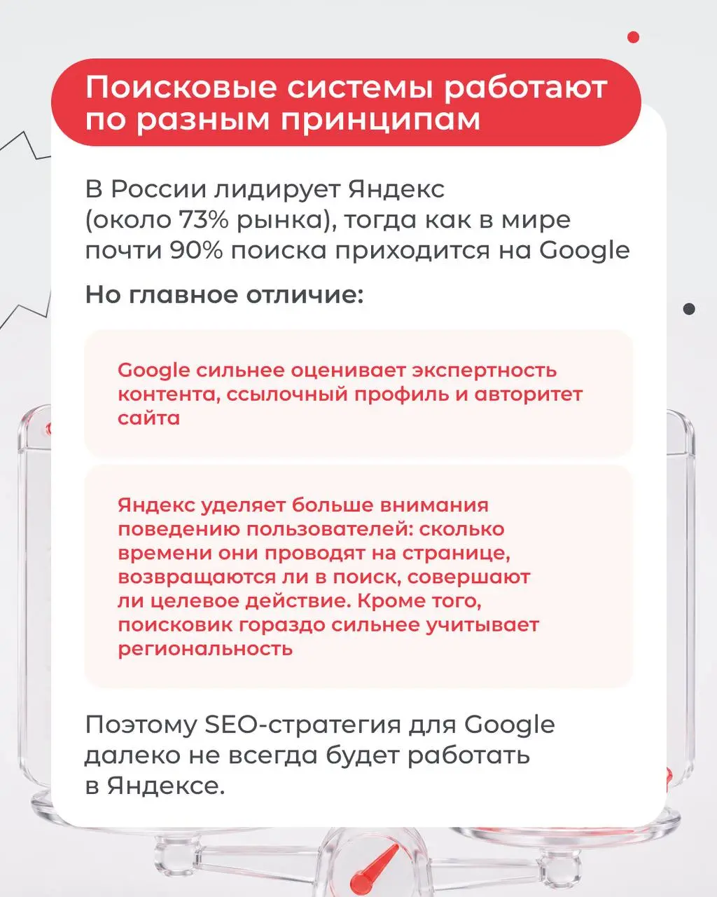 Чем отличается российский digital-маркетинг от зарубежного?
Собрали 8 ключевых отличий в карточках.
➡️ Листайте, чтобы разобраться в нюансах и избежать ошибок при выходе на новые рынки.
click | Сетка — социальная сеть от hh.ru