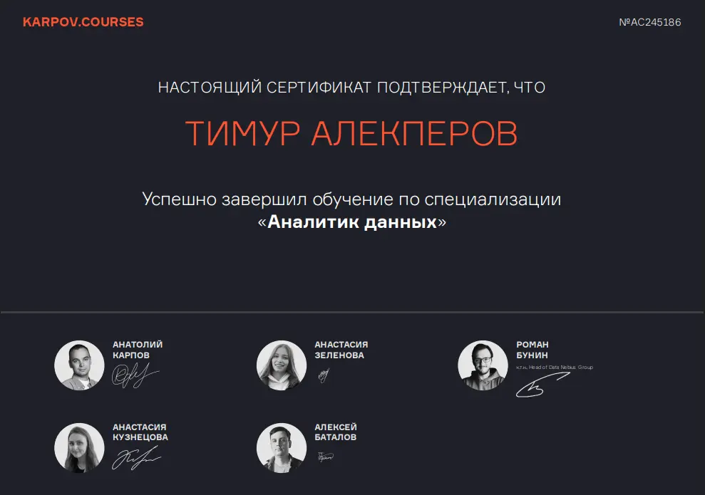 Network member avatar