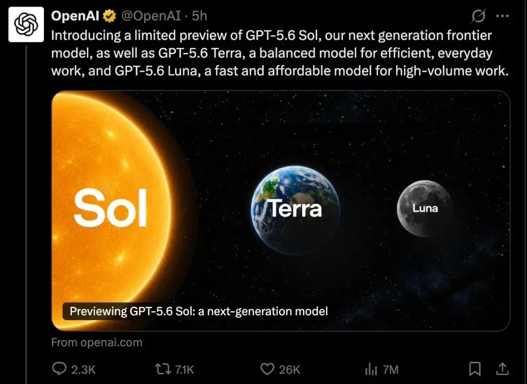 🤖 GPT-5.6
Буквально не успел утихнуть ажиотаж вокруг возвращения Fable, как OpenAI представили GPT-5.6. Последние недели ощущаются как бесконечная гонка релизов | Сетка — социальная сеть от hh.ru
