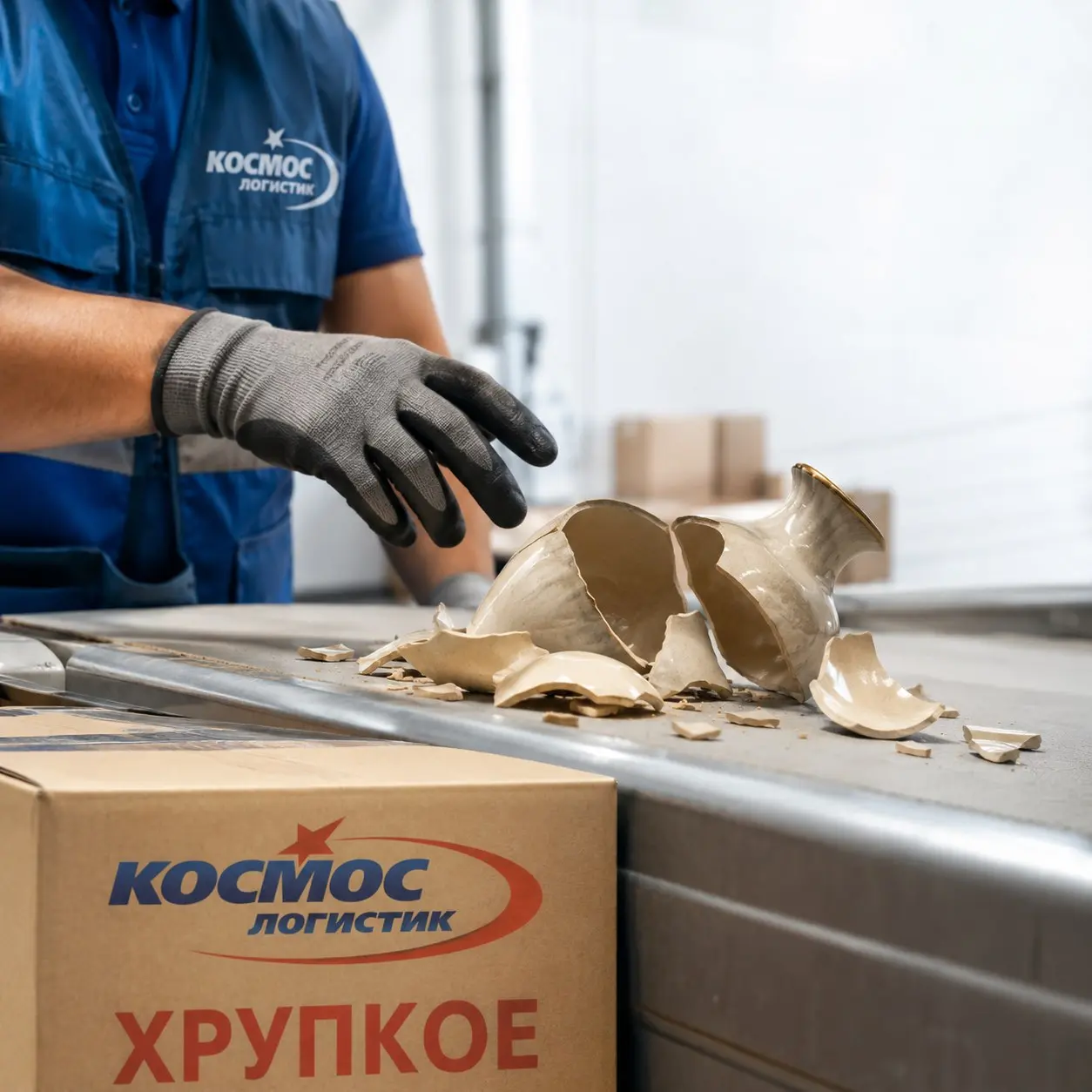 Как спасти товар при погрузке
Всегда фиксируйте дефекты в акте ТОРГ-2 сразу при приемке. В Космос Логистик мы исключаем порчу через мехвыгрузку от 140 руб. за паллет и стрейч-обмотку от 90 руб | Сетка — социальная сеть от hh.ru