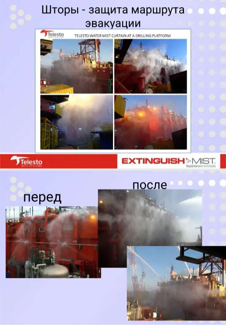 EXTINGUISHmist — Технология сухого водяного тумана Telesto | Сетка — социальная сеть от hh.ru