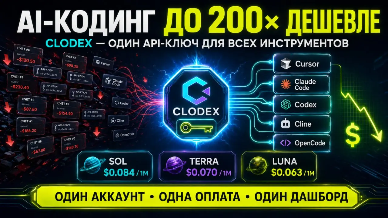 🚀 Перестань переплачивать за AI-кодинг в 200 раз!
Знакомая боль?
Ты используешь Cursor, Claude Code, Codex или другие AI-инструменты для разработки, и каждый месяц смотришь на счёт с ужасом 😱
Отдельны... | Сетка — социальная сеть от hh.ru