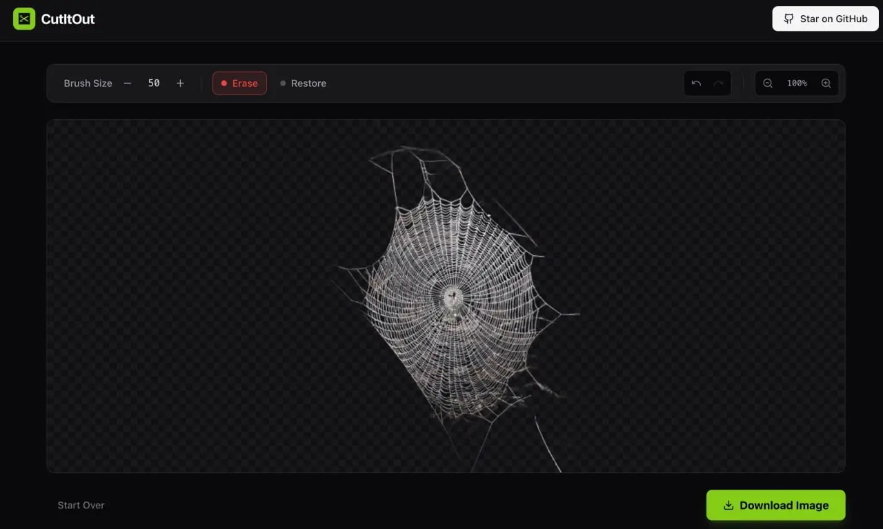 🕷ЗАЧЕМ СТРАДАТЬ С ЛАССО?
Сервис Cut It Out — новый король вырезания, который сносит фон ✂️. Работает на передовых нейронках и не жрёт качество, оставляя твои пиксели в первозданном виде 📸 | Сетка — социальная сеть от hh.ru