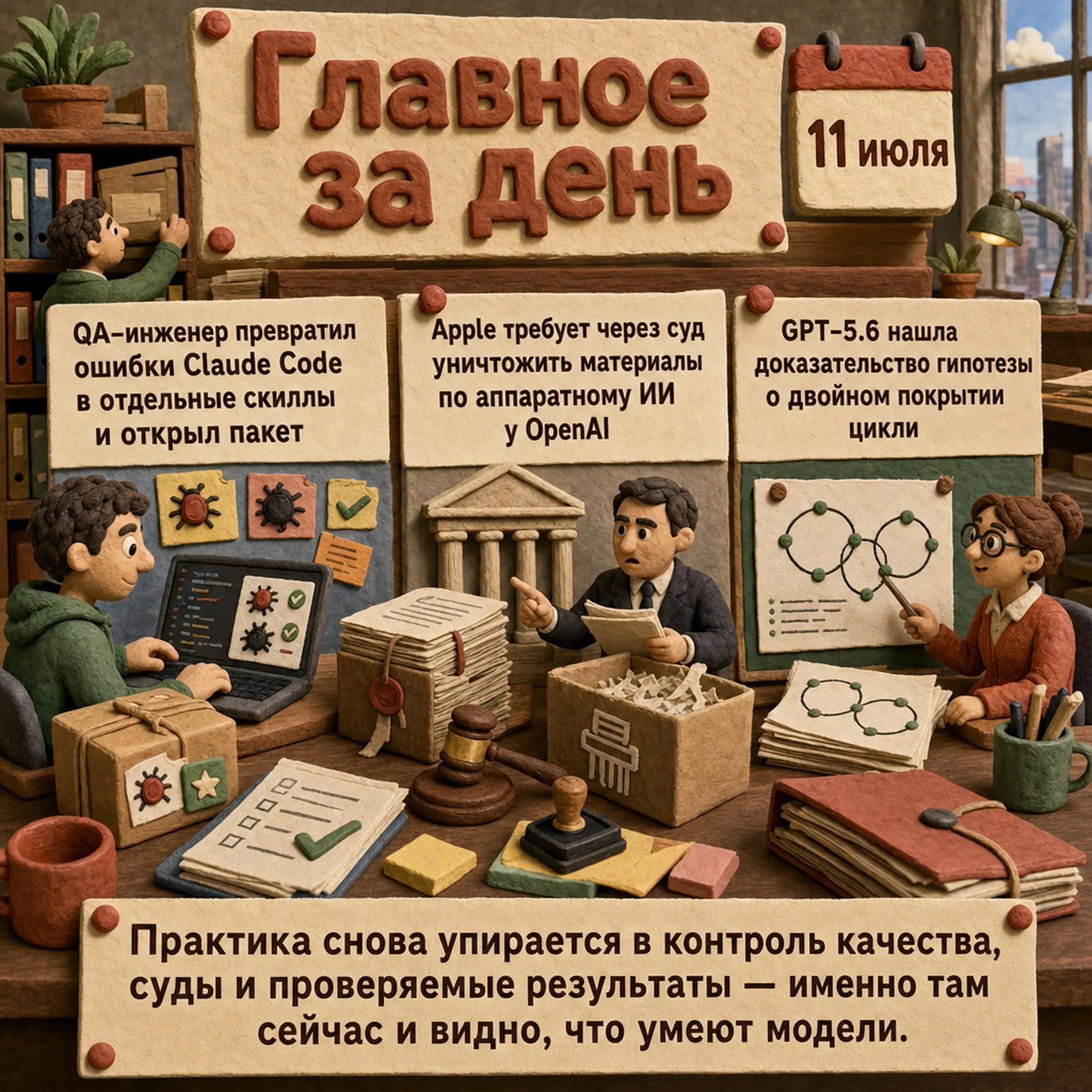 11 июля: Claude под контролем, Apple идёт в суд, GPT-5 | Сетка — социальная сеть от hh.ru
