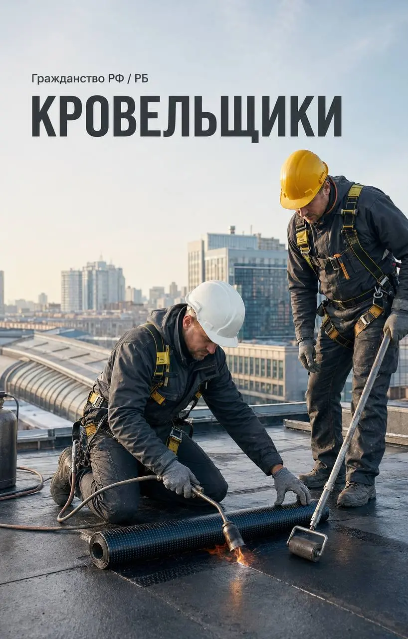 КРОВЕЛЬЩИК
От 7 500₽/смена
Прямой работодатель
• Москва, м. Мнёвники
• Строительство
• +79262330518
Полное описание вакансии размещено в Телеграм и Макс. Переходите по ссылке в закрепленном сообщении | Сетка — социальная сеть от hh.ru