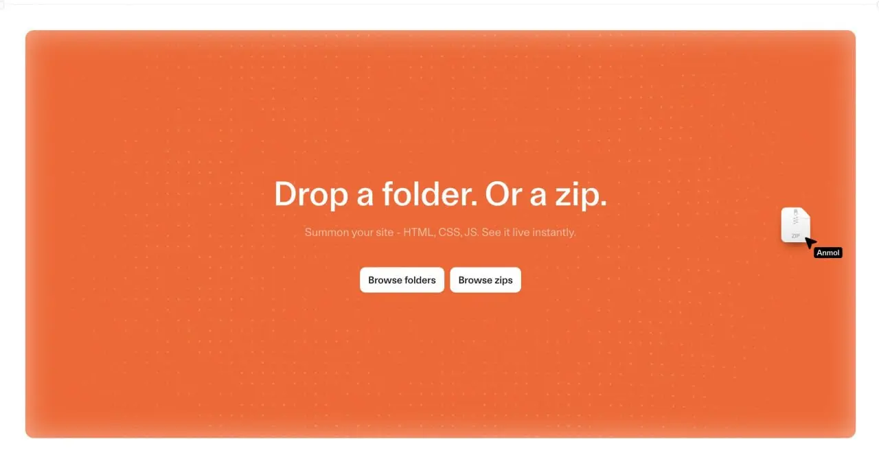 Cloudflare запустила сервис Drop: https://cloudflare.com/drop/
Достаточно загрузить папку или ZIP-архив — и сайт мгновенно станет доступен в интернете без необходимости входить в аккаунт | Сетка — социальная сеть от hh.ru