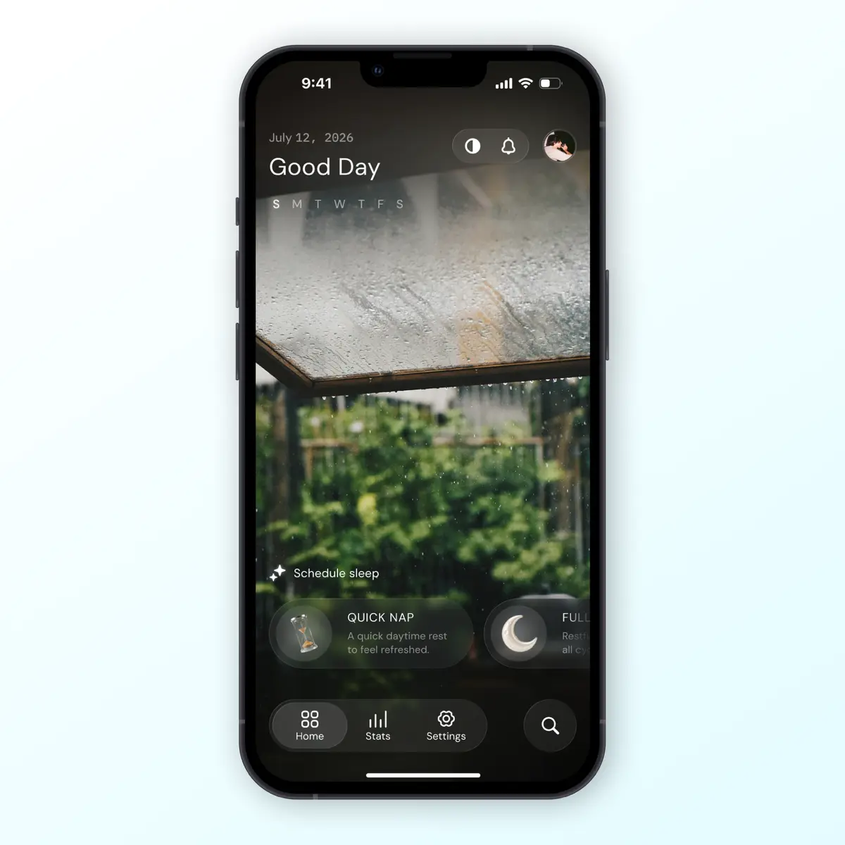 Sleep tracker // ui-concept | Сетка — социальная сеть от hh.ru