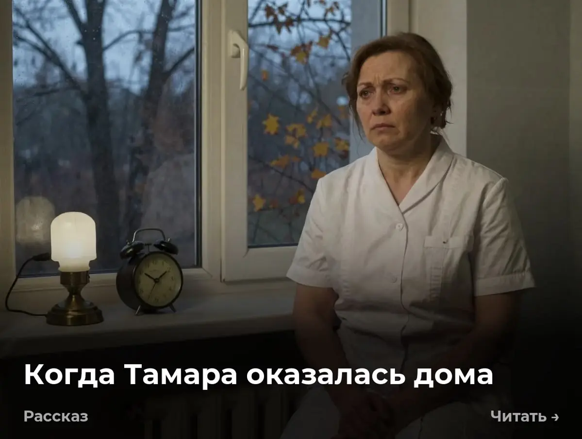 Когда Тамара оказалась дома
Сижу я как-то у себя в медпункте, уже под вечер. За окном октябрь — мокрый, тёмный, с ветром | Сетка — социальная сеть от hh.ru