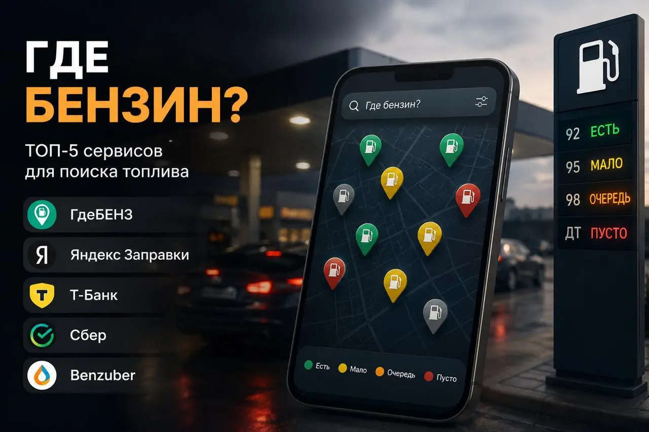 ⛽️ Где бензин: собрал топ-5 сервисов, пока вся страна ищет заправки с топливом
Дефицит бензина зацепил всю страну - где-то очереди на несколько часов, почти везде лимит 30 литров в одни руки | Сетка — социальная сеть от hh.ru