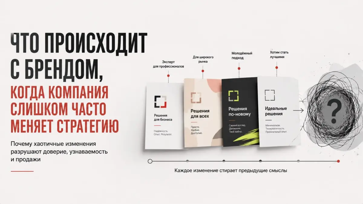 Компания может бесконечно менять стратегию, дизайн и коммуникацию в поисках быстрого роста | Сетка — социальная сеть от hh.ru