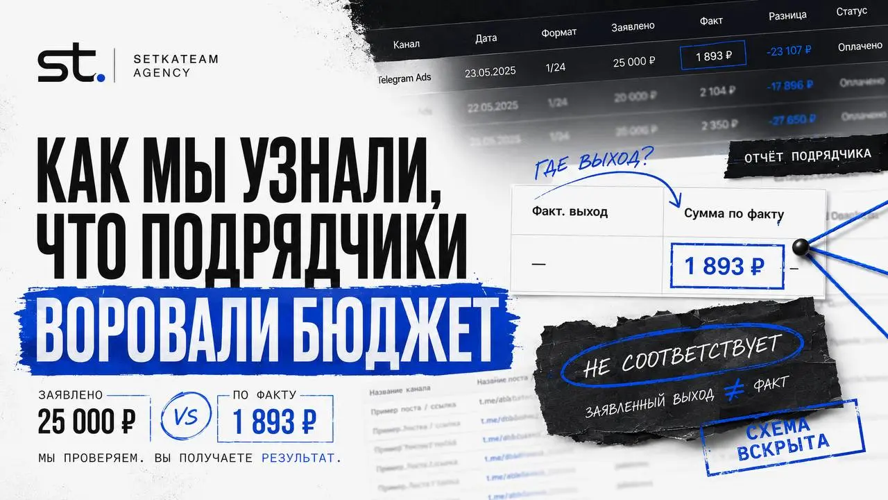Как мы узнали, что предыдущие подрядчики воровали рекламный бюджет
🗣Клиент пришёл к нам с мыслью, что у него просто не работает реклама. До этого проект уже вели другие маркетологи | Сетка — социальная сеть от hh.ru