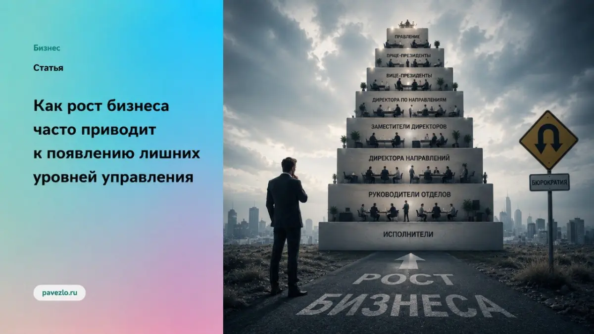 Рост бизнеса часто приводит к излишнему контролю | Сетка — социальная сеть от hh.ru