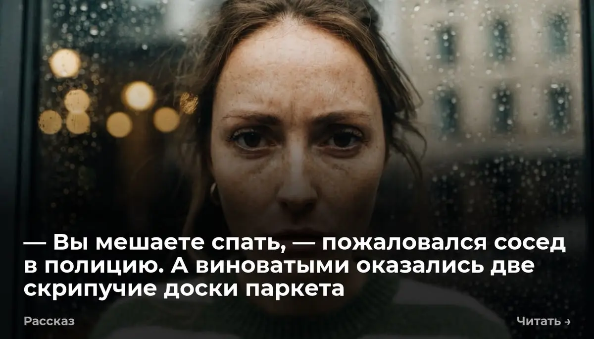 — Вы мешаете спать, — пожаловался сосед в полицию. А виноватыми оказались две скрипучие доски паркет
Пятнадцать лет я жила на четвёртом этаже и ни разу не думала о том, как хожу. Просто ходила | Сетка — социальная сеть от hh.ru