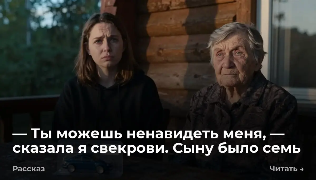 — Ты можешь ненавидеть меня, — сказала я свекрови. Сыну было семь
Пластиковый блистер скрипнул по деревянной столешнице дачной веранды. Галина Ивановна подтолкнула к Денису маленькую пожарную машинку | Сетка — социальная сеть от hh.ru