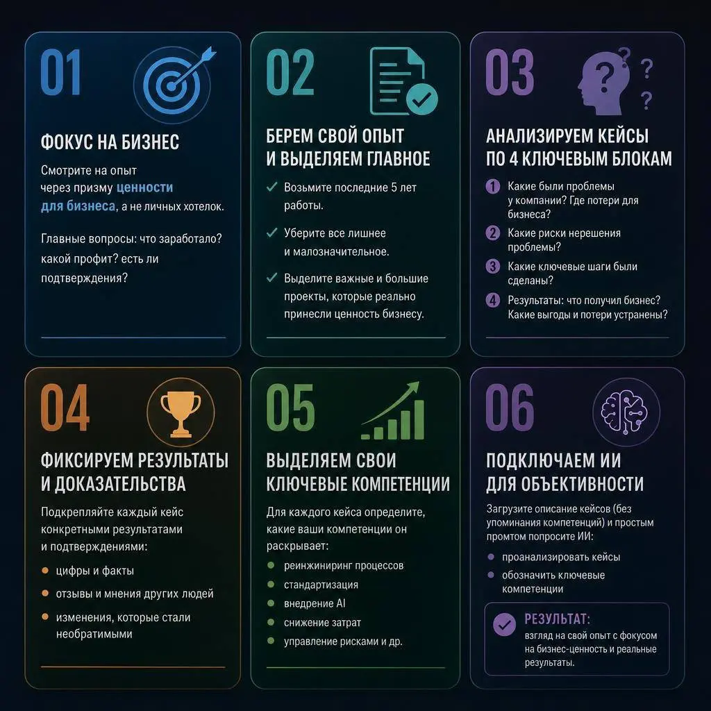 Как готовить свой опыт? | Сетка — социальная сеть от hh.ru