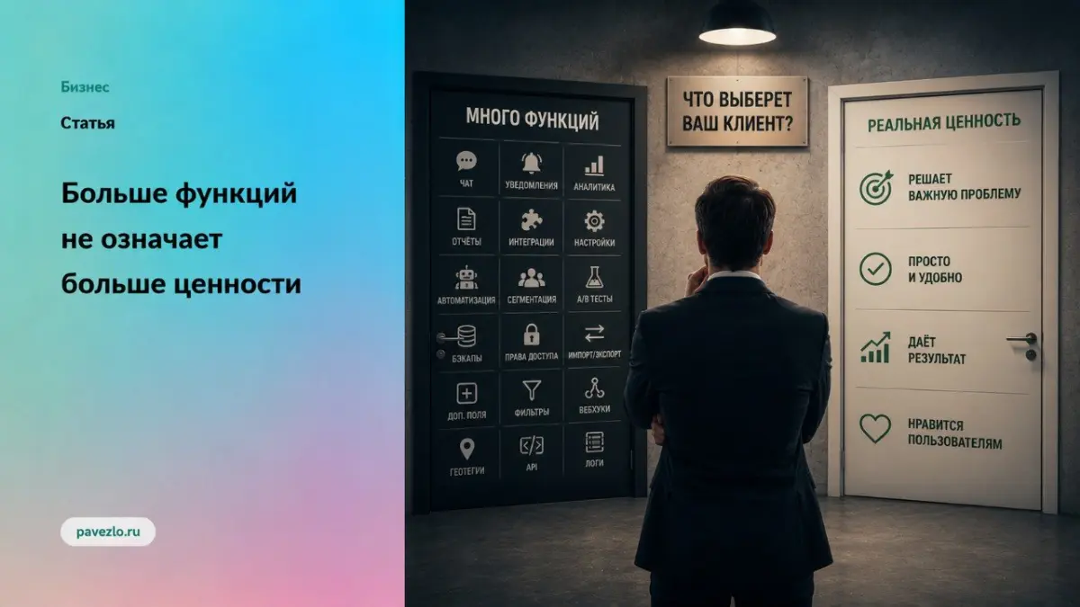 Больше функций не всегда делают продукт лучше | Сетка — социальная сеть от hh.ru