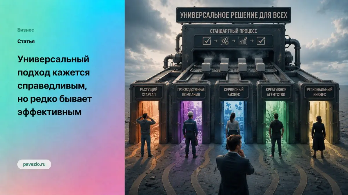 Почему универсальный подход не эффективен | Сетка — социальная сеть от hh.ru