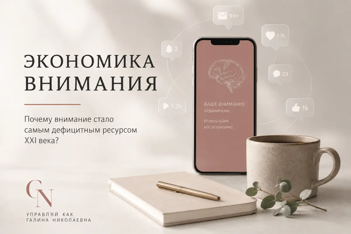 Экономика внимания в управлении персоналом | Сетка — социальная сеть от hh.ru