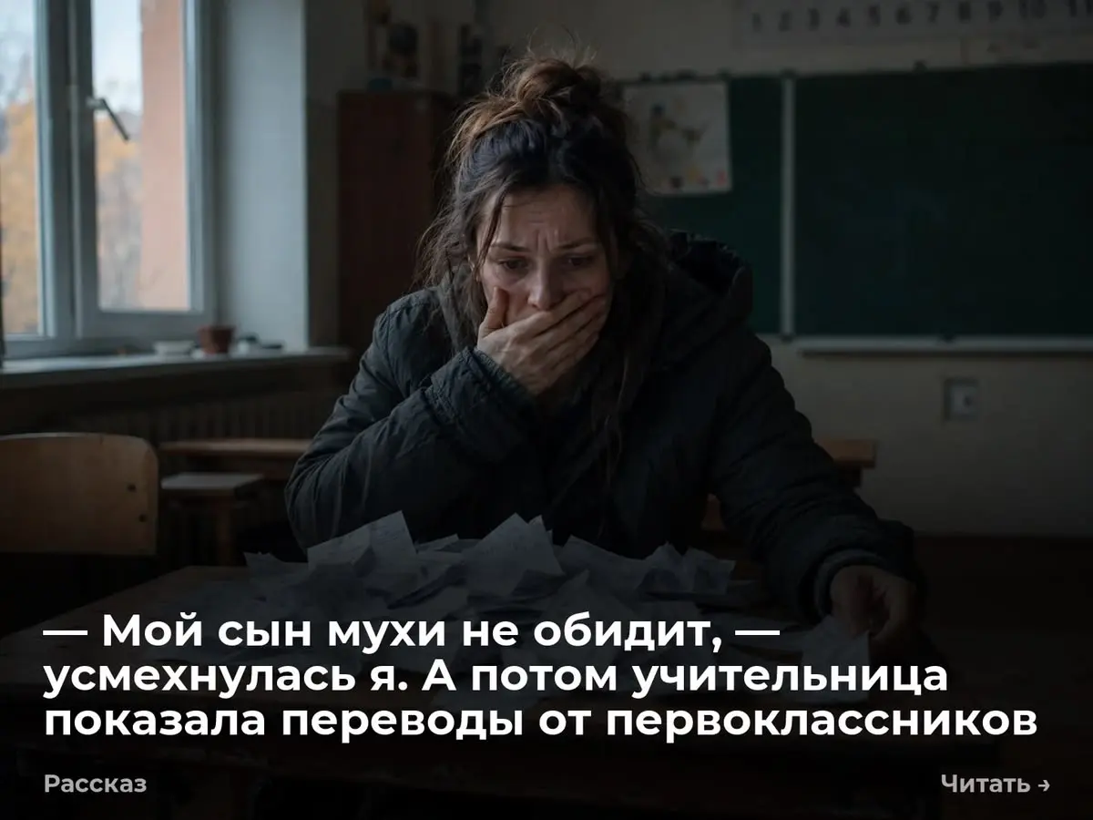 — Мой сын мухи не обидит, — усмехнулась я. А потом учительница показала переводы от первоклассников
— Ваш Егор — не просто хулиган, Марина | Сетка — социальная сеть от hh.ru