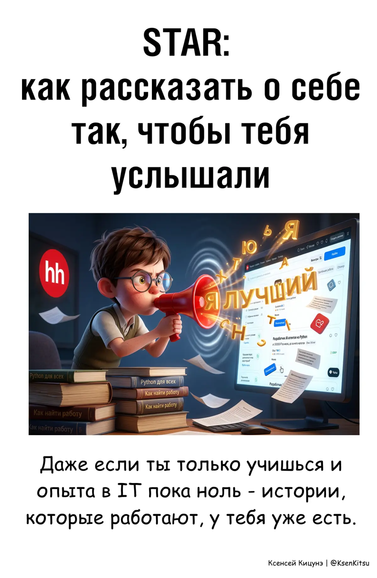 4 буквы = оффер 👀 | Сетка — социальная сеть от hh.ru