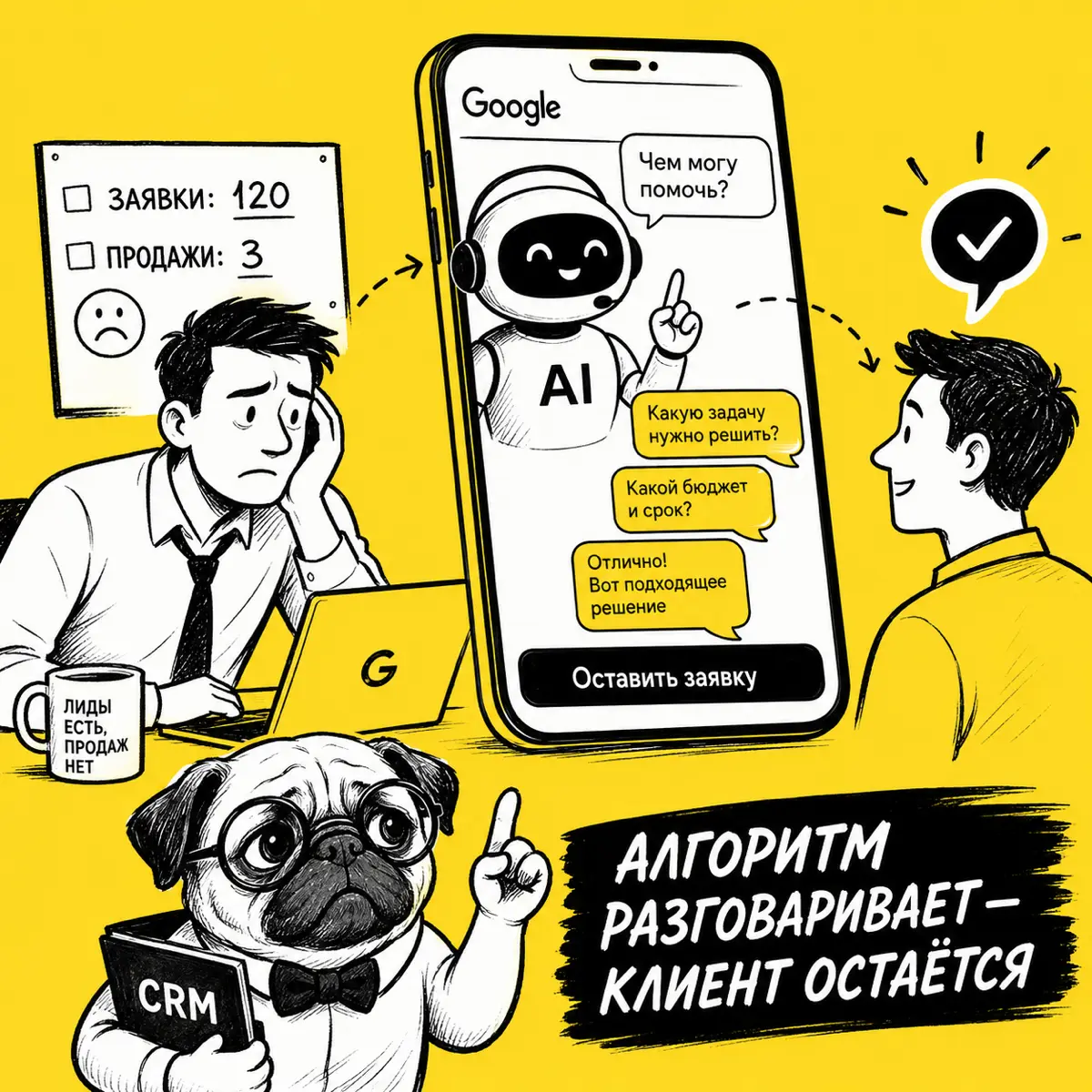 Google уже хочет не просто привести лида. Он хочет продавать | Сетка — социальная сеть от hh.ru