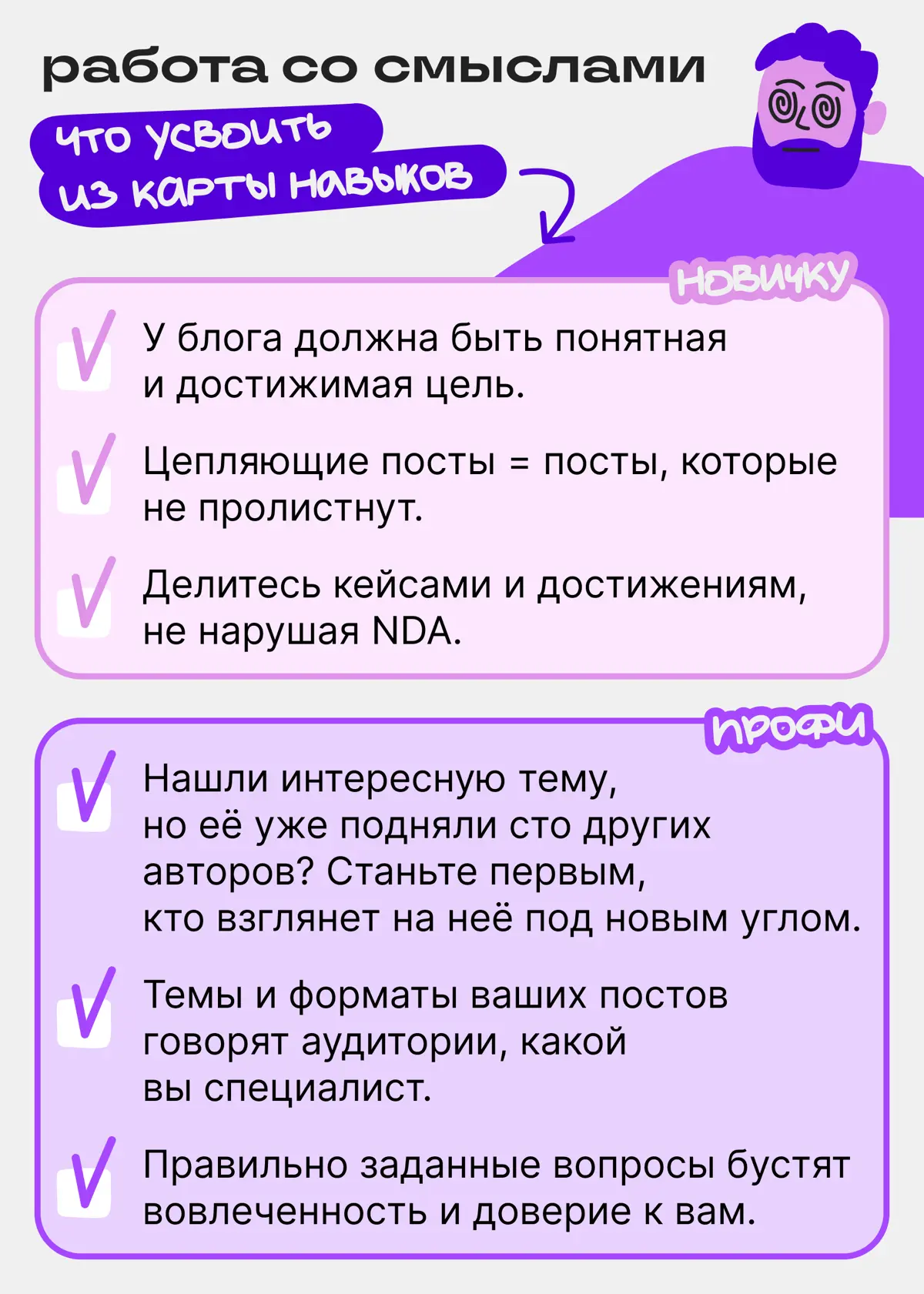 Три главных навыка для развития блога в Сетке | Сетка — социальная сеть от hh.ru