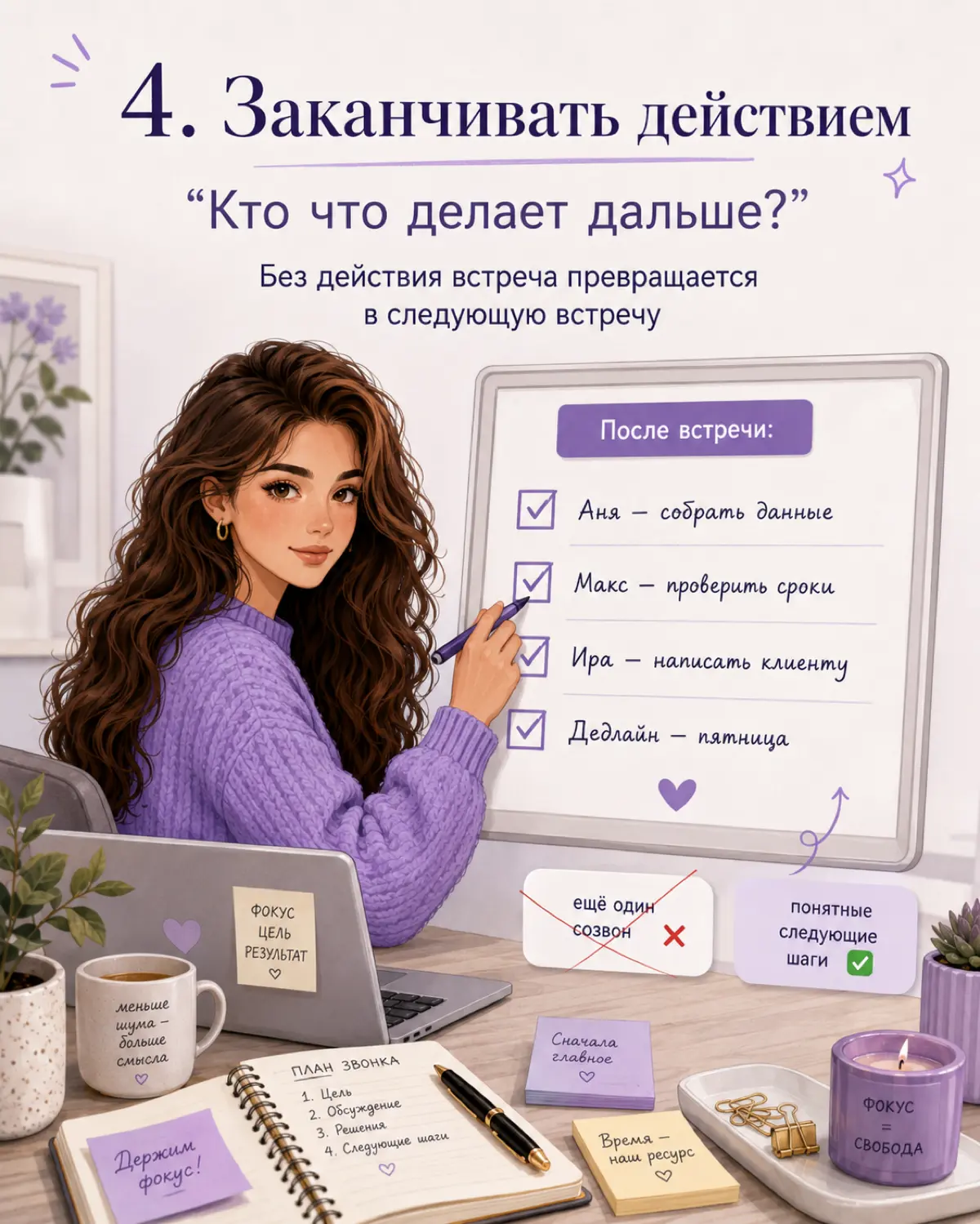 Приемы, чтобы укорачивать долгие звонки в 2 раза ☎️ | Сетка — социальная сеть от hh.ru