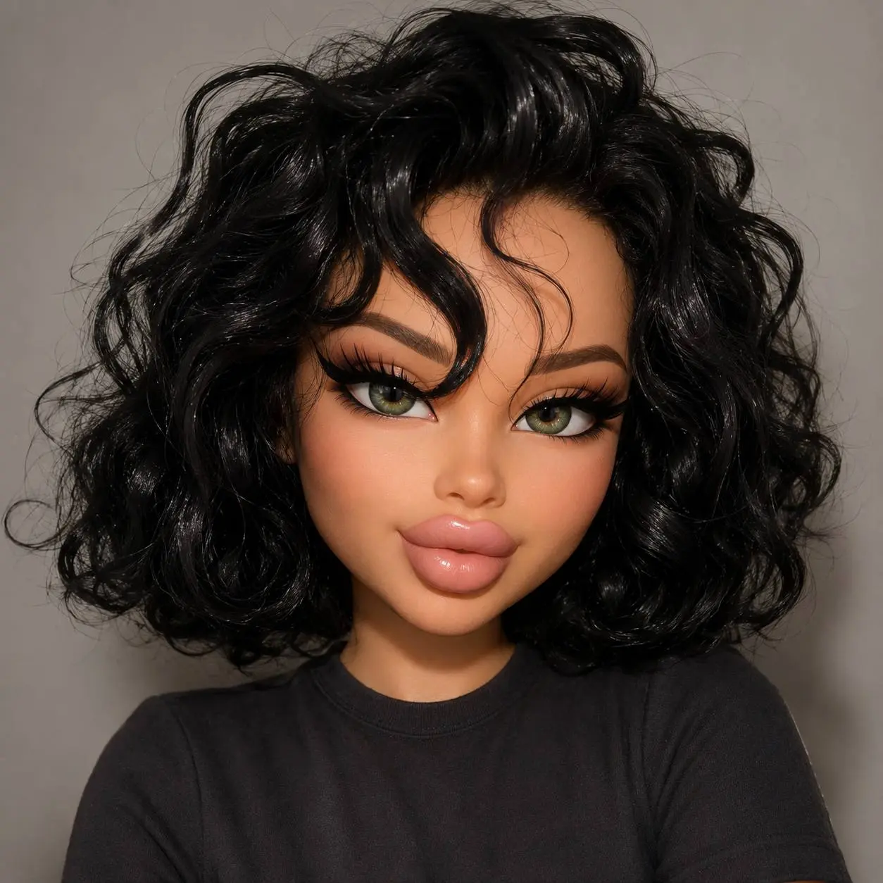 Промт:
Transform the uploaded photo into a hyper-realistic 3D Bratz doll CGI portrait avatar | Сетка — социальная сеть от hh.ru